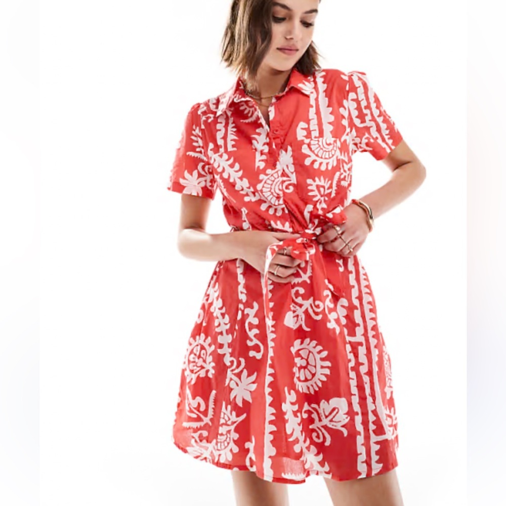 Mango summer dress with print